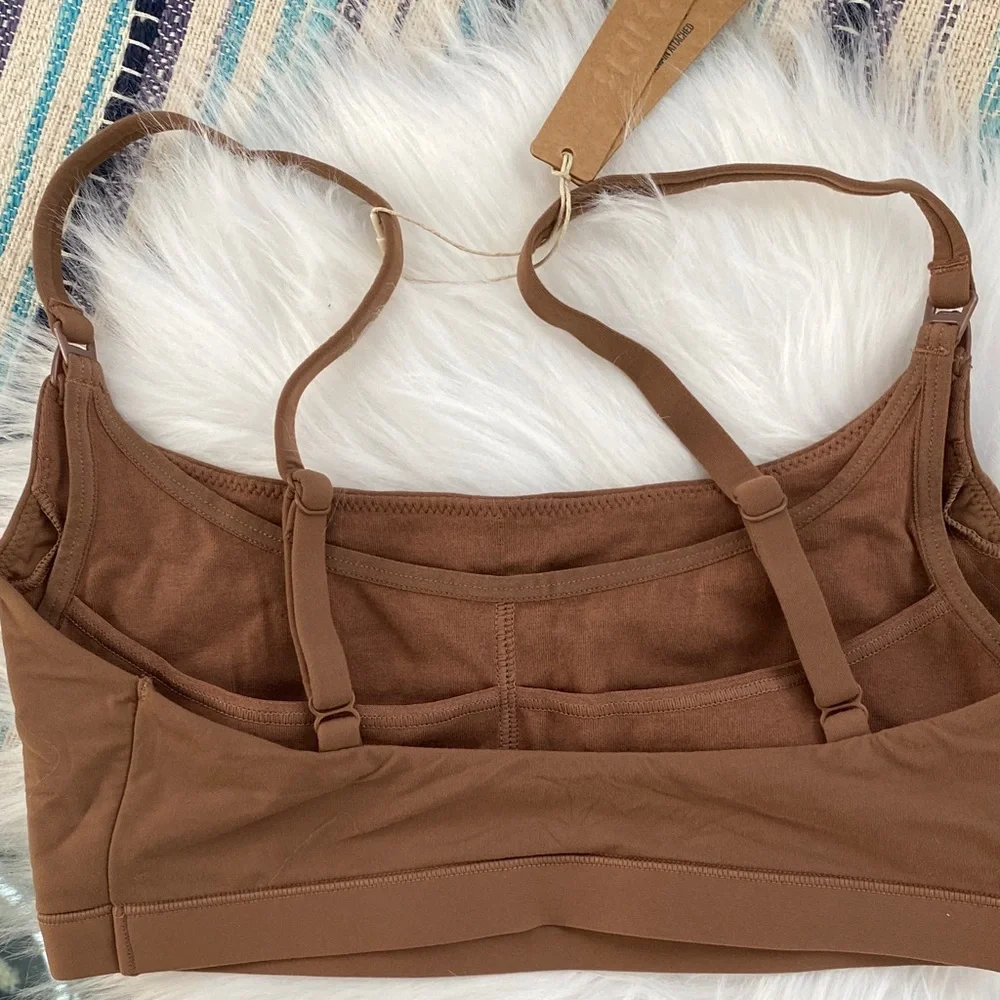 SKIMS fits everybody maternity nursing bralette jasper size x small